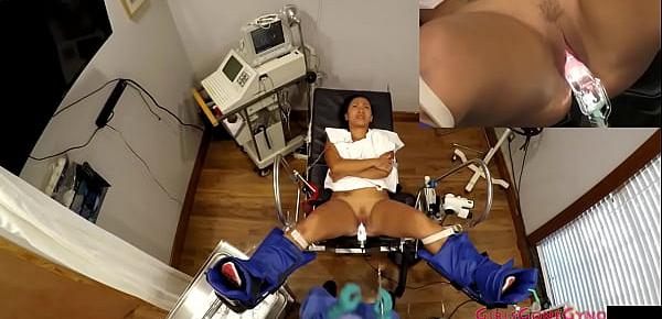 trendsNaive Latina Melany Lopez Spread Eagle For Gyno Exam By Doctor Tampa! Caught on Hidden Cameras only @ GirlsGoneGynoCom